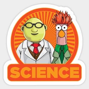 The Muppets Science Retro Sticker